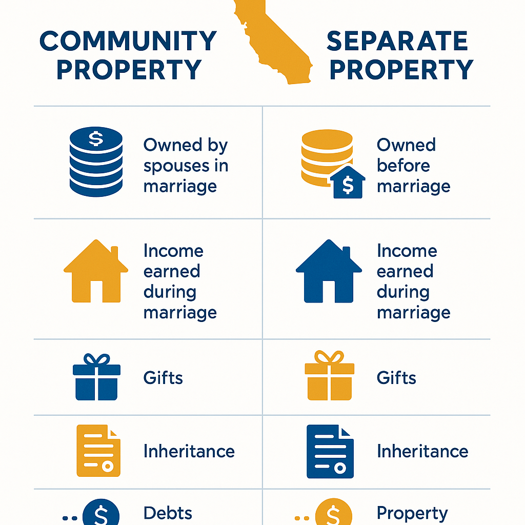 Community Property vs Separate Property in California: Complete Guide for 2025