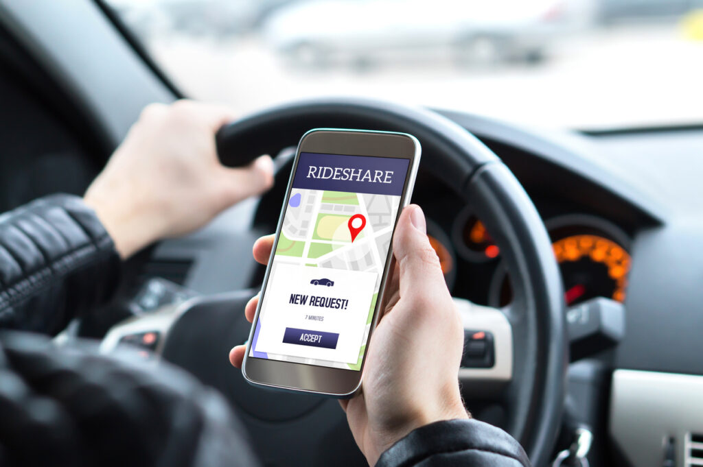 claim regarding Riverside Uber Lyft car accident responsibility