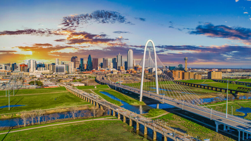 Dallas Texas Downtown Drone Skyline Aerial Dallas Texas Downtown Drone Skyline Aerial