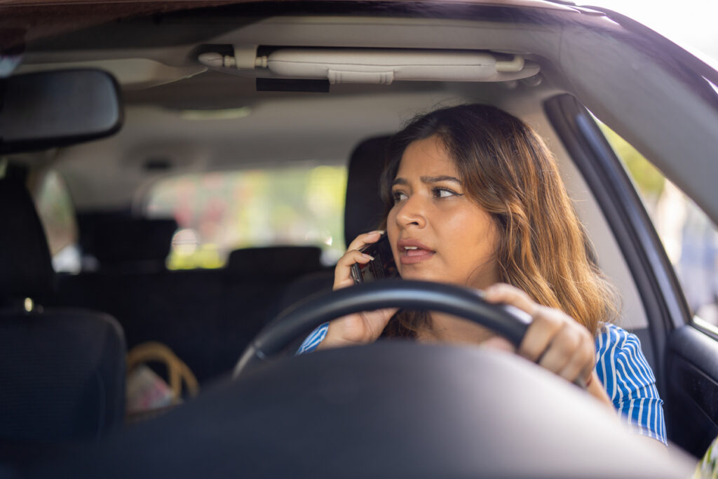 how to prove a distracted driver liable for my Virginia car accident
